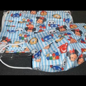 Kid Sized Face Coverings Tsum Tsum Design